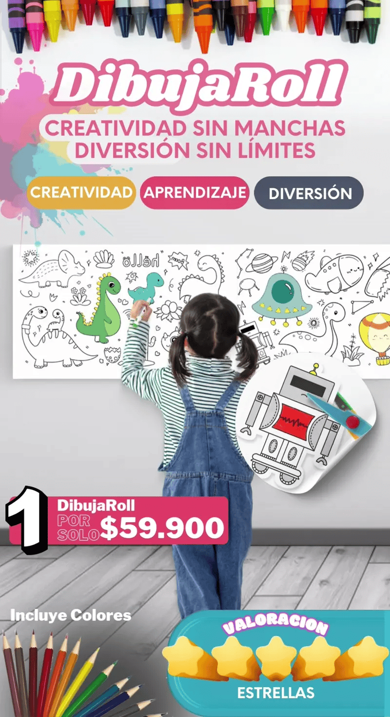 DibujaRoll | Creatividad sin manchas