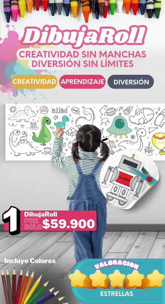 DibujaRoll | Creatividad sin manchas